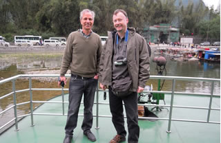 Wolfgang and Dr. Carston in Guilin Wolfgang and Dr. Carston in Guilin